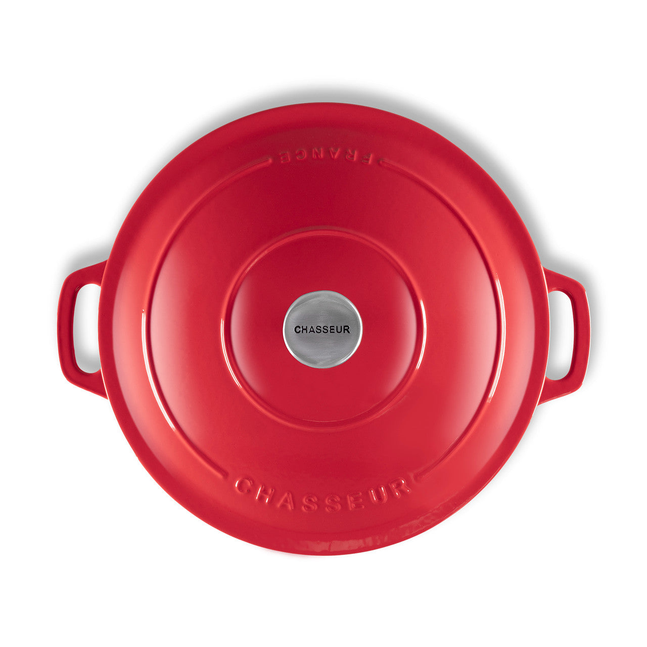 Chasseur Low Round Casserole 30cm/2.5L - Federation Red