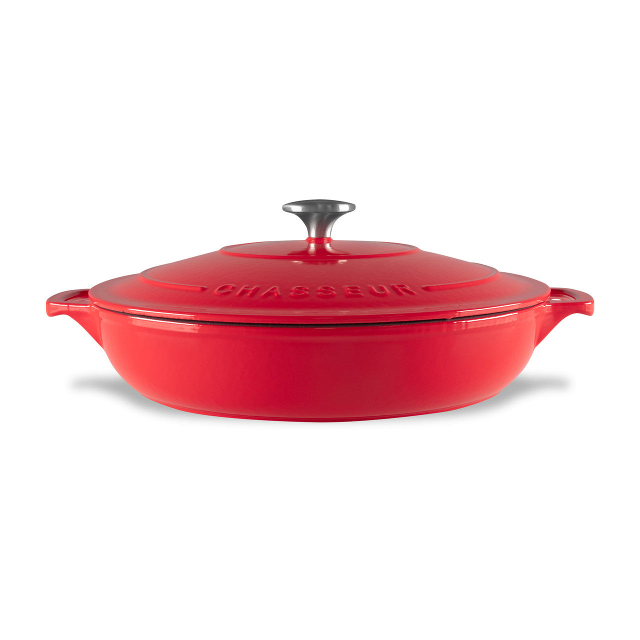 Chasseur Low Round Casserole 30cm/2.5L - Federation Red