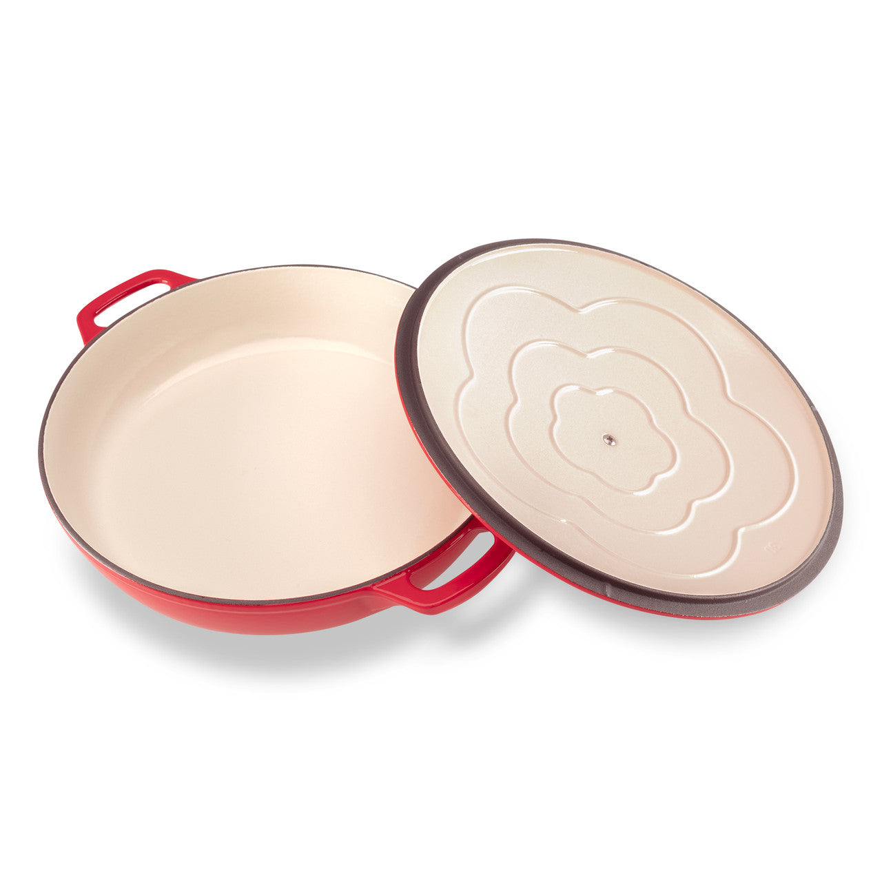 Chasseur Low Round Casserole 30cm/2.5L - Federation Red