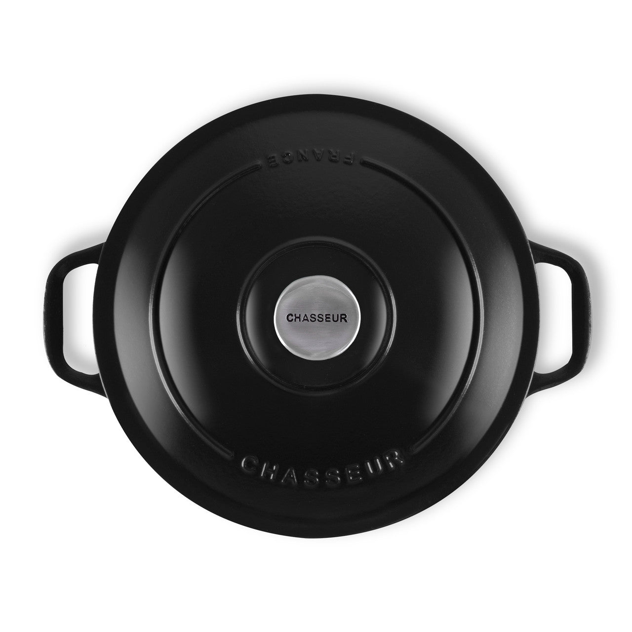 Chasseur Round French Oven Blk - Matte Black