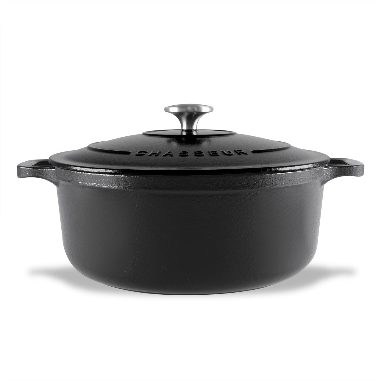 Chasseur Round French Oven Blk - Matte Black