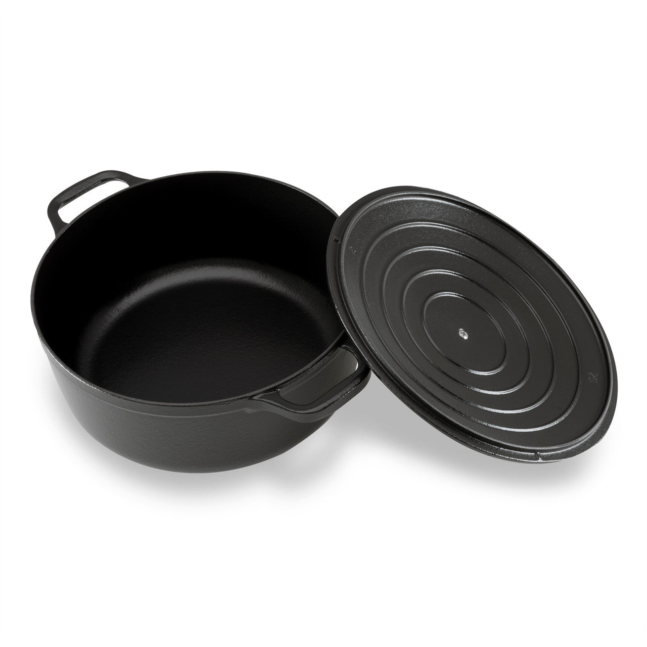 Chasseur Round French Oven Blk - Matte Black