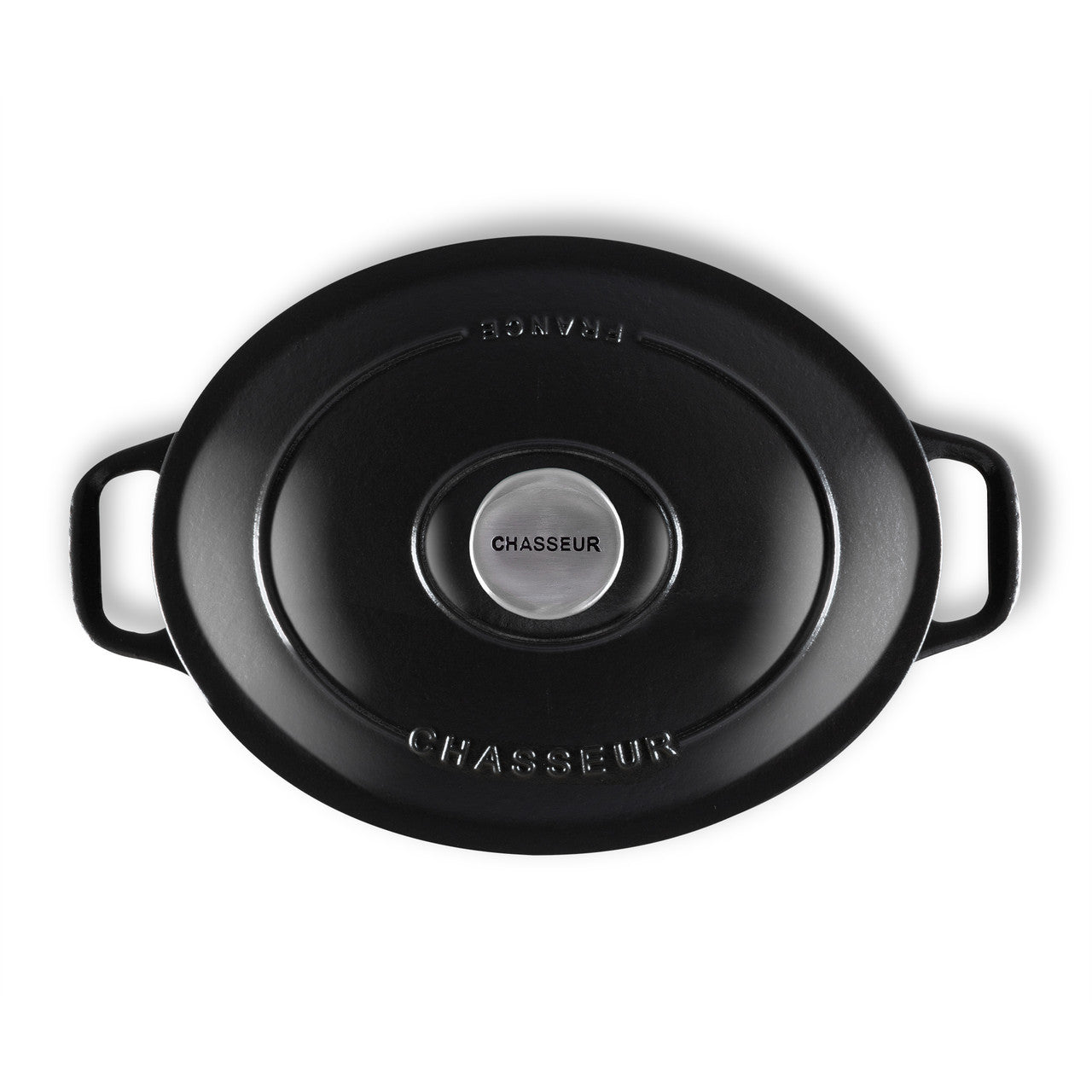 Chasseur Oval French Oven 27cm/4L Blk - Matte Black
