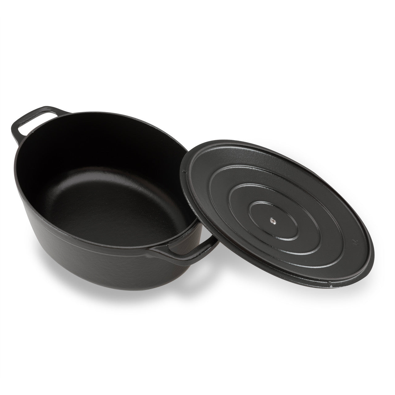 Chasseur Oval French Oven 27cm/4L Blk - Matte Black