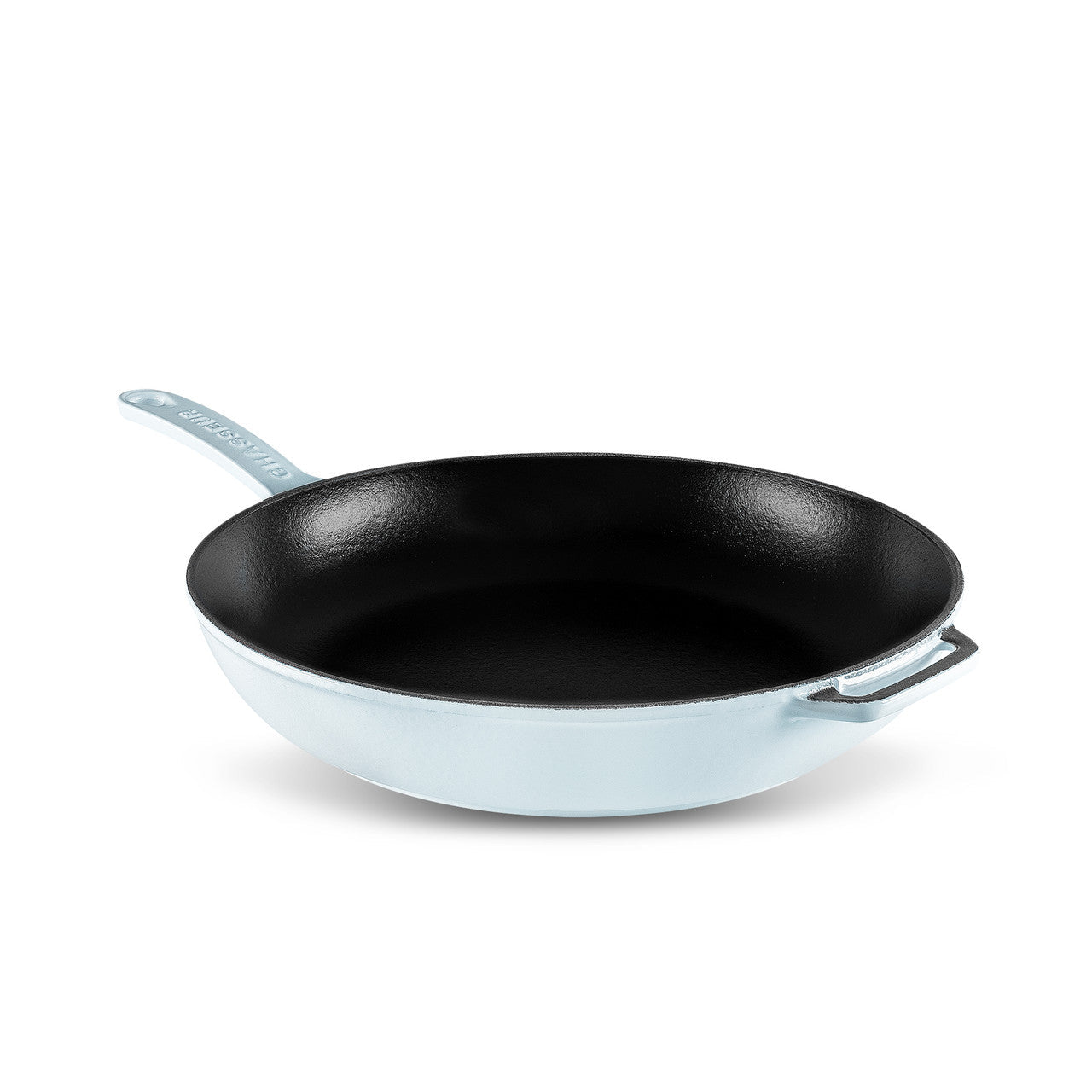 Chasseur Fry Pan 28cm with Cast Handle - Duck Egg Blue