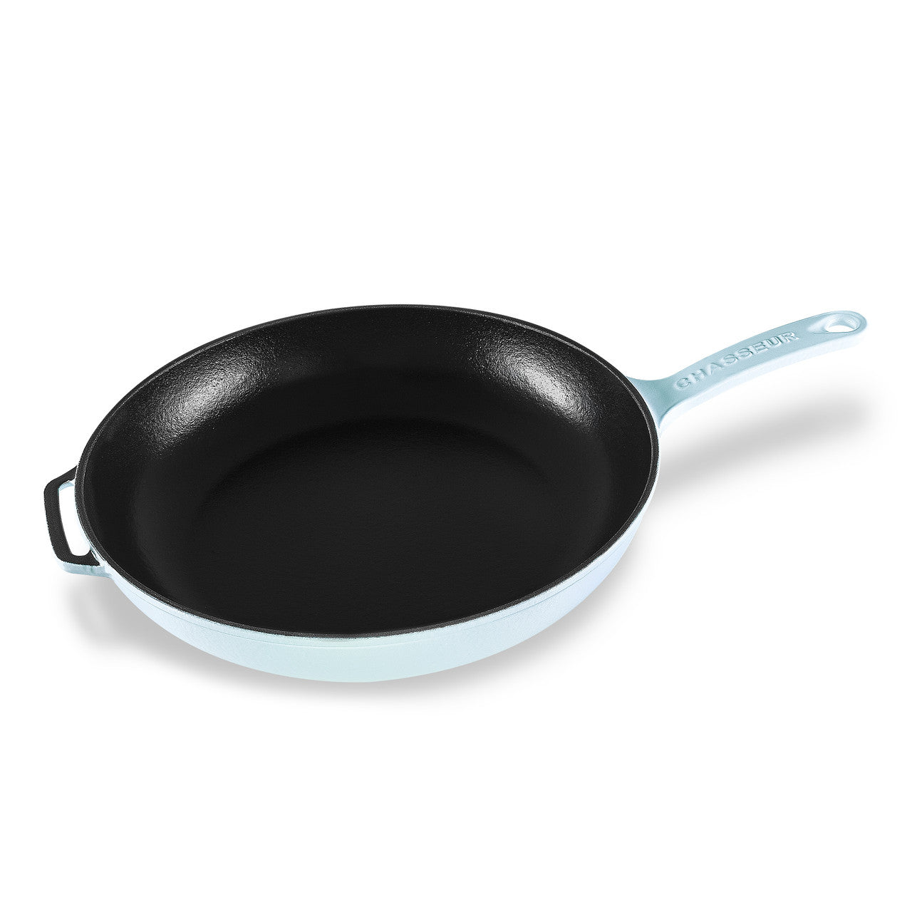 Chasseur Fry Pan 28cm with Cast Handle - Duck Egg Blue