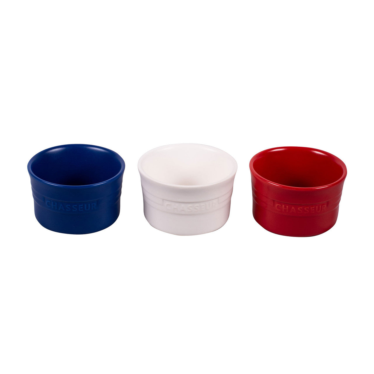 Chasseur Celebration Edition Ramekin Set of 3 - Matte Ast - Matte Assorted