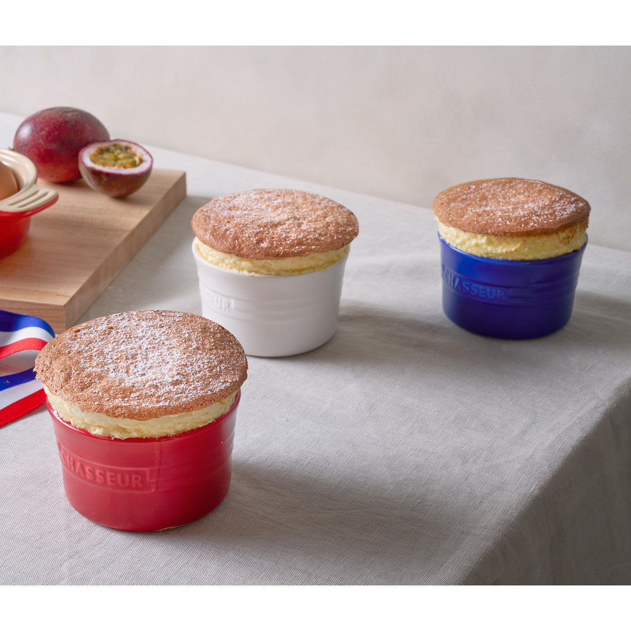 Chasseur Celebration Edition Ramekin Set of 3 - Matte Ast - Matte Assorted