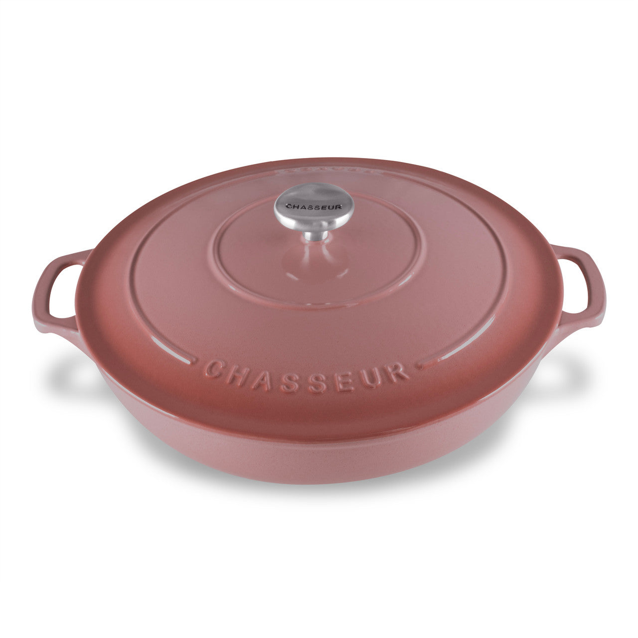 Chasseur Low Round Casserole 30cm/2.5L - Rosewood