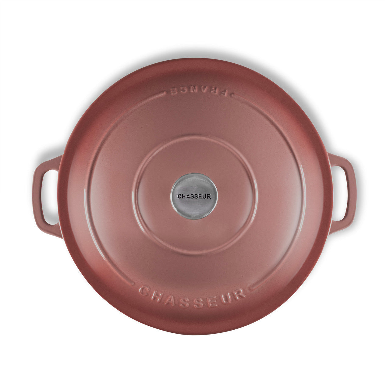 Chasseur Low Round Casserole 30cm/2.5L - Rosewood