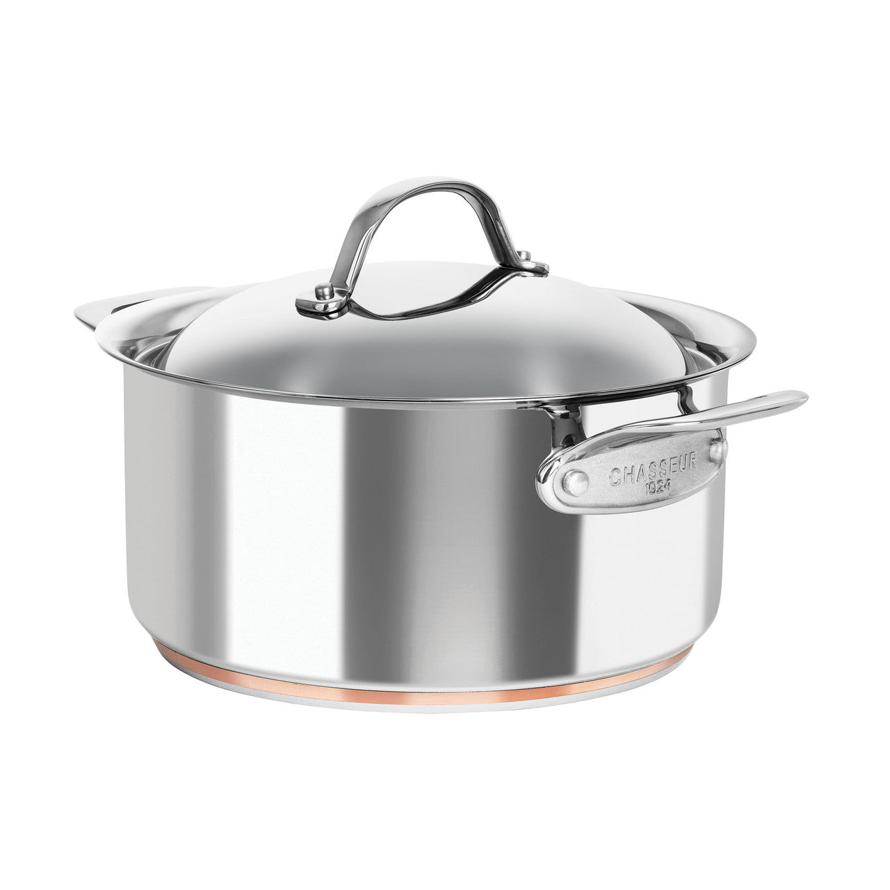Chasseur Le Cuivre Casserole 24cm/5.2L