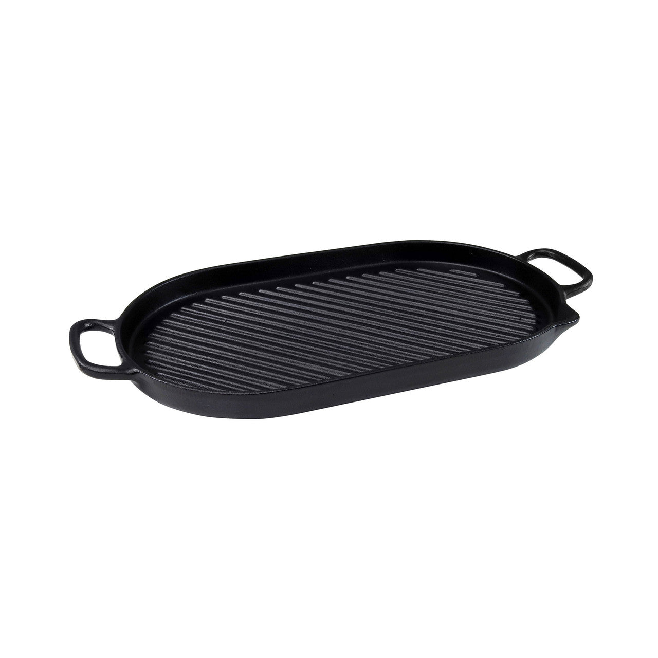 Chasseur Oval Stove Top Grill 42 x 20cm - Black Onyx