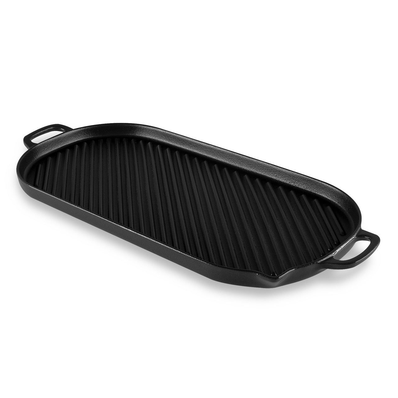 Chasseur Oval Stove Top Grill 52 x 23cm - Black Onyx