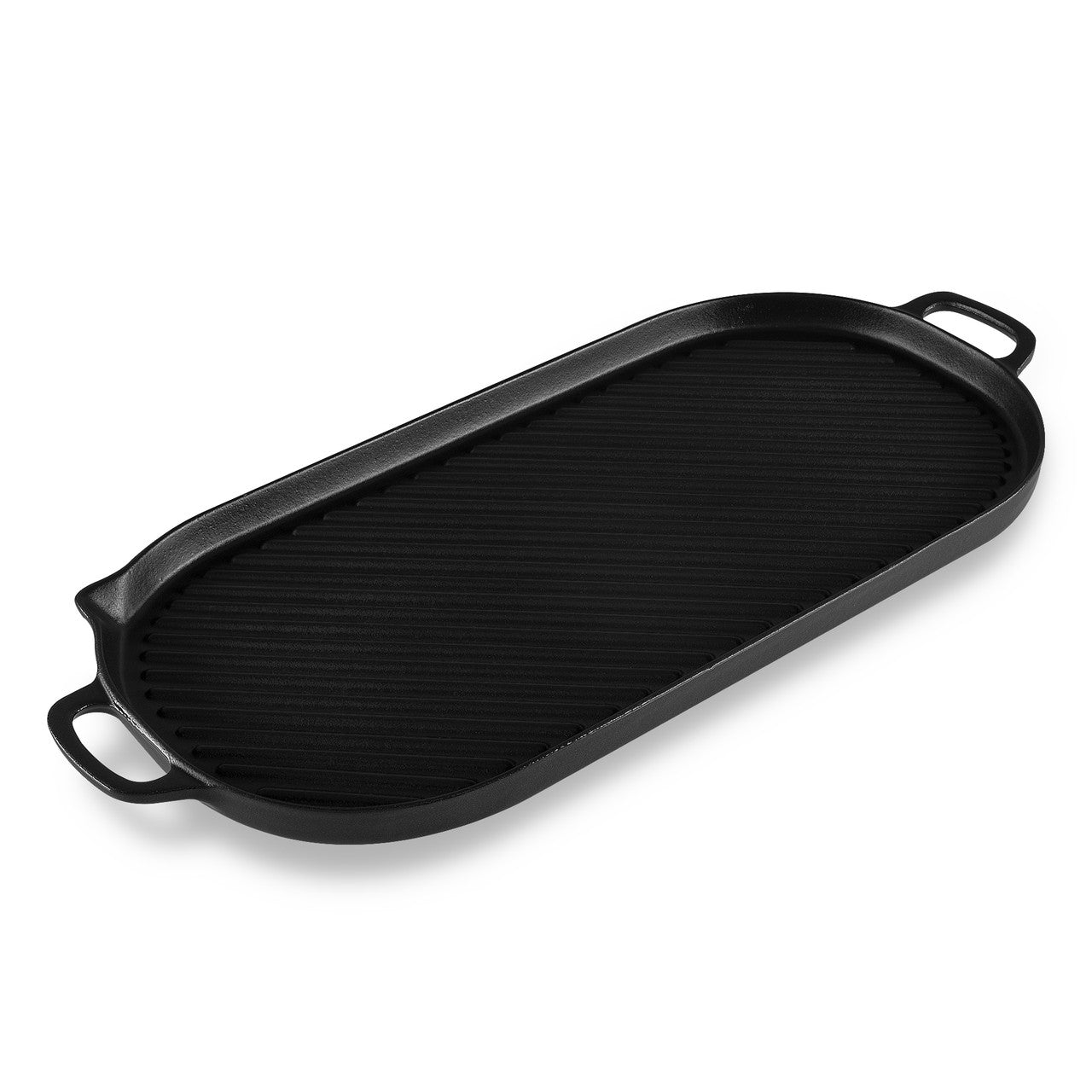 Chasseur Oval Stove Top Grill 52 x 23cm - Black Onyx