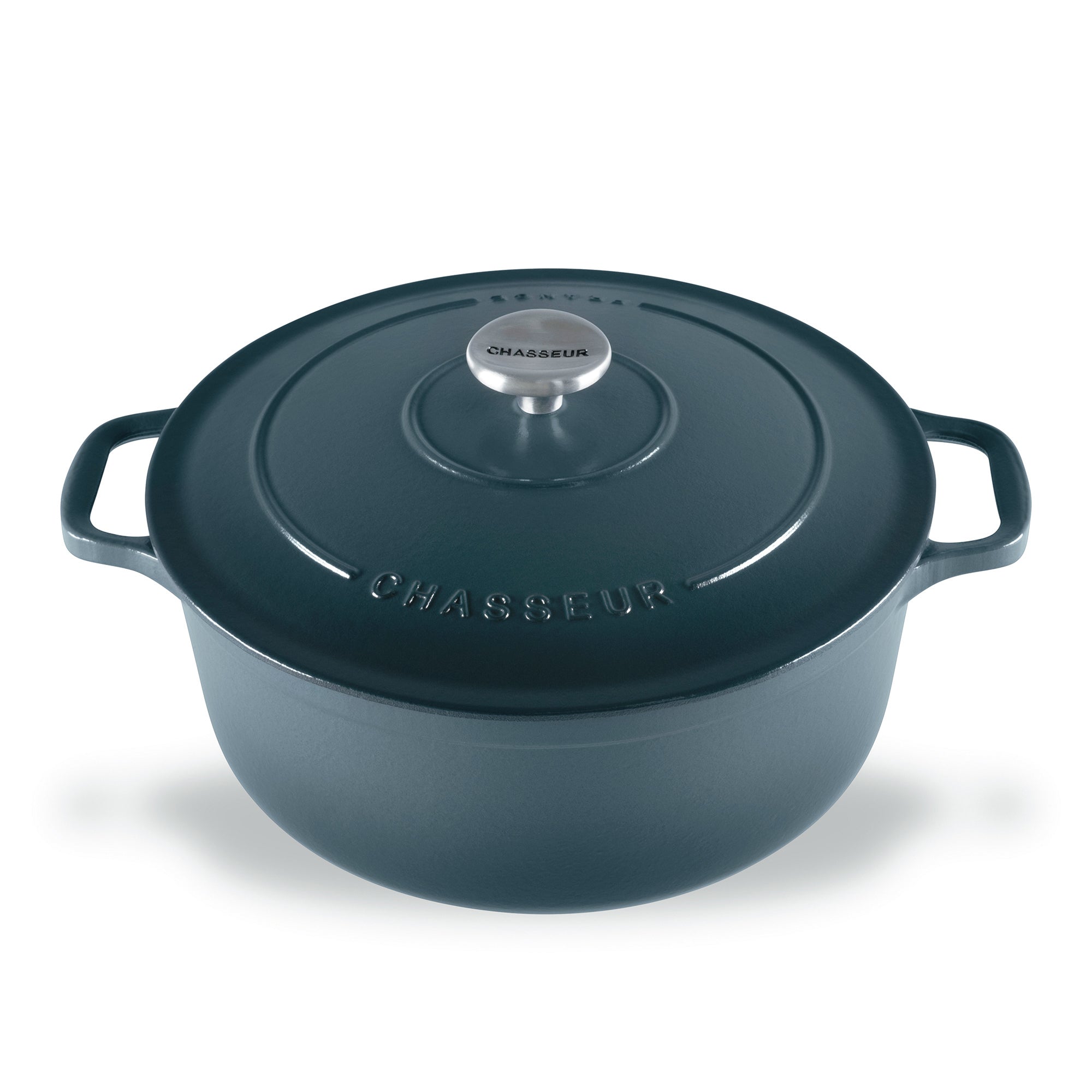 Chasseur Round French Oven 28cm/6.1L - Licorice Blue