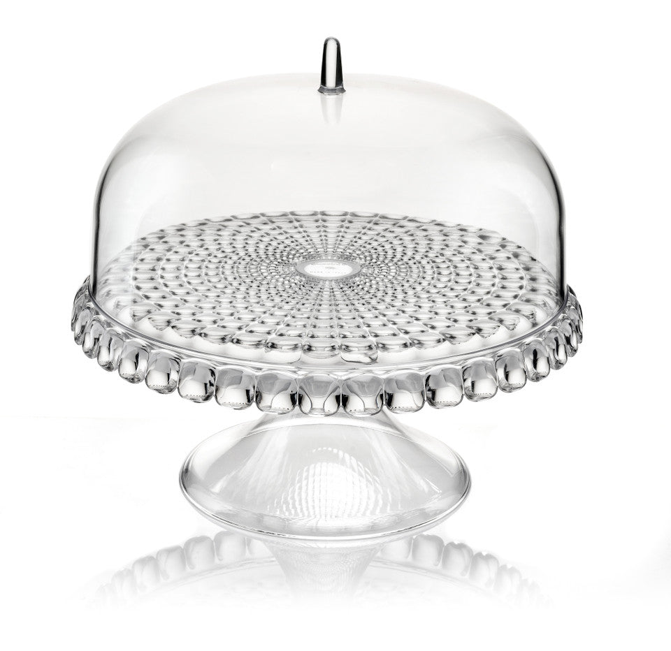 Guzzini Tiffany Cake Stand W Dome Small