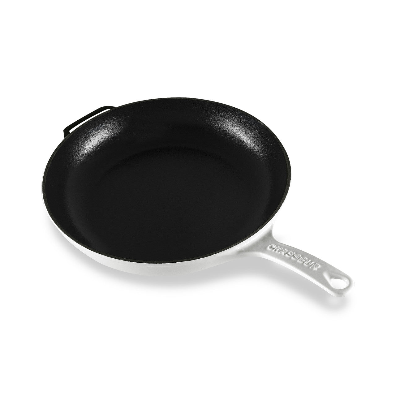 Chasseur Fry Pan 28cm with Cast Handle - Brilliant White