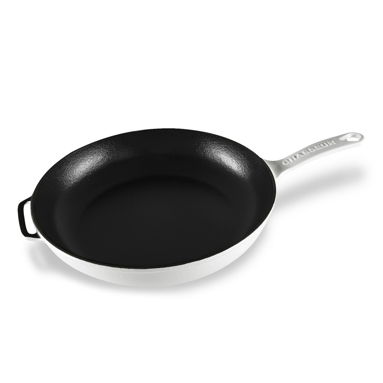 Chasseur Fry Pan 28cm with Cast Handle - Brilliant White