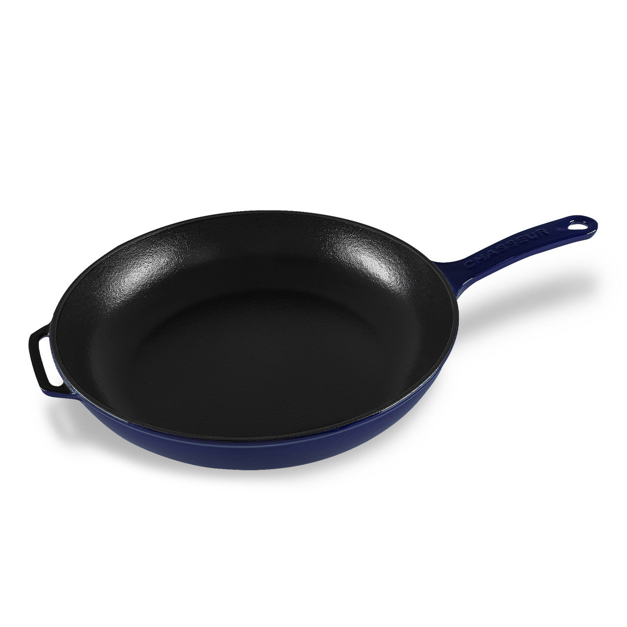 Chasseur Fry Pan with Cast Handle 28cm - French Blue