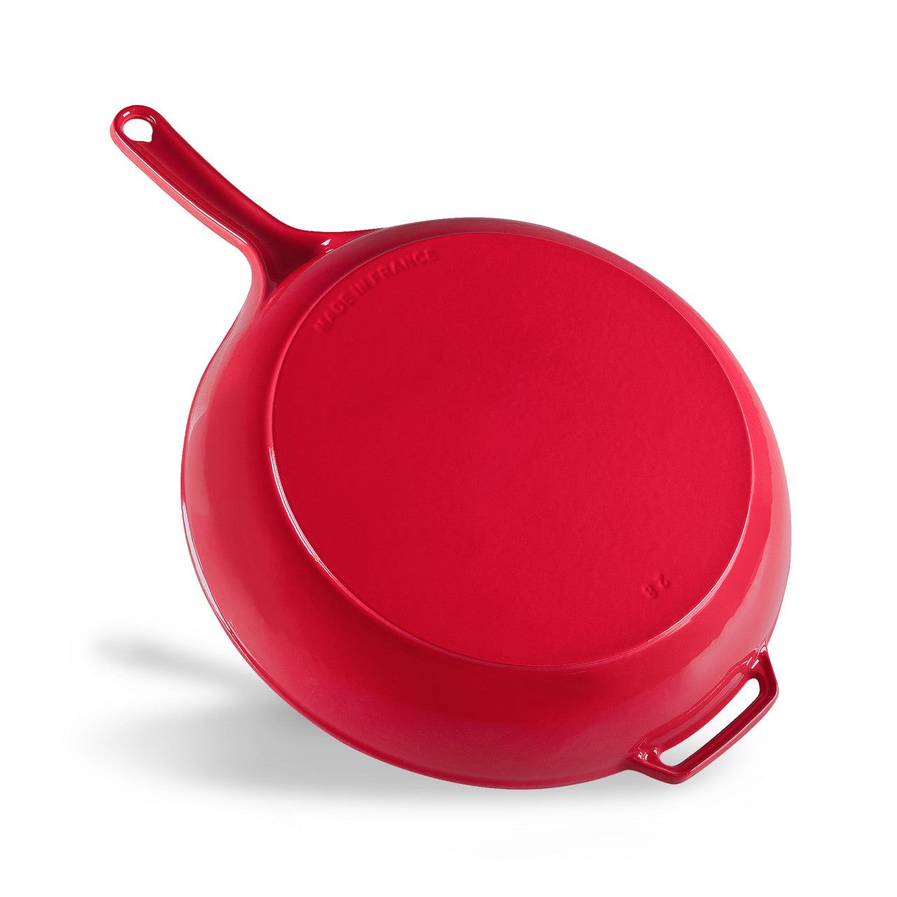Chasseur Fry Pan with Cast Handle 28cm - Federation Red