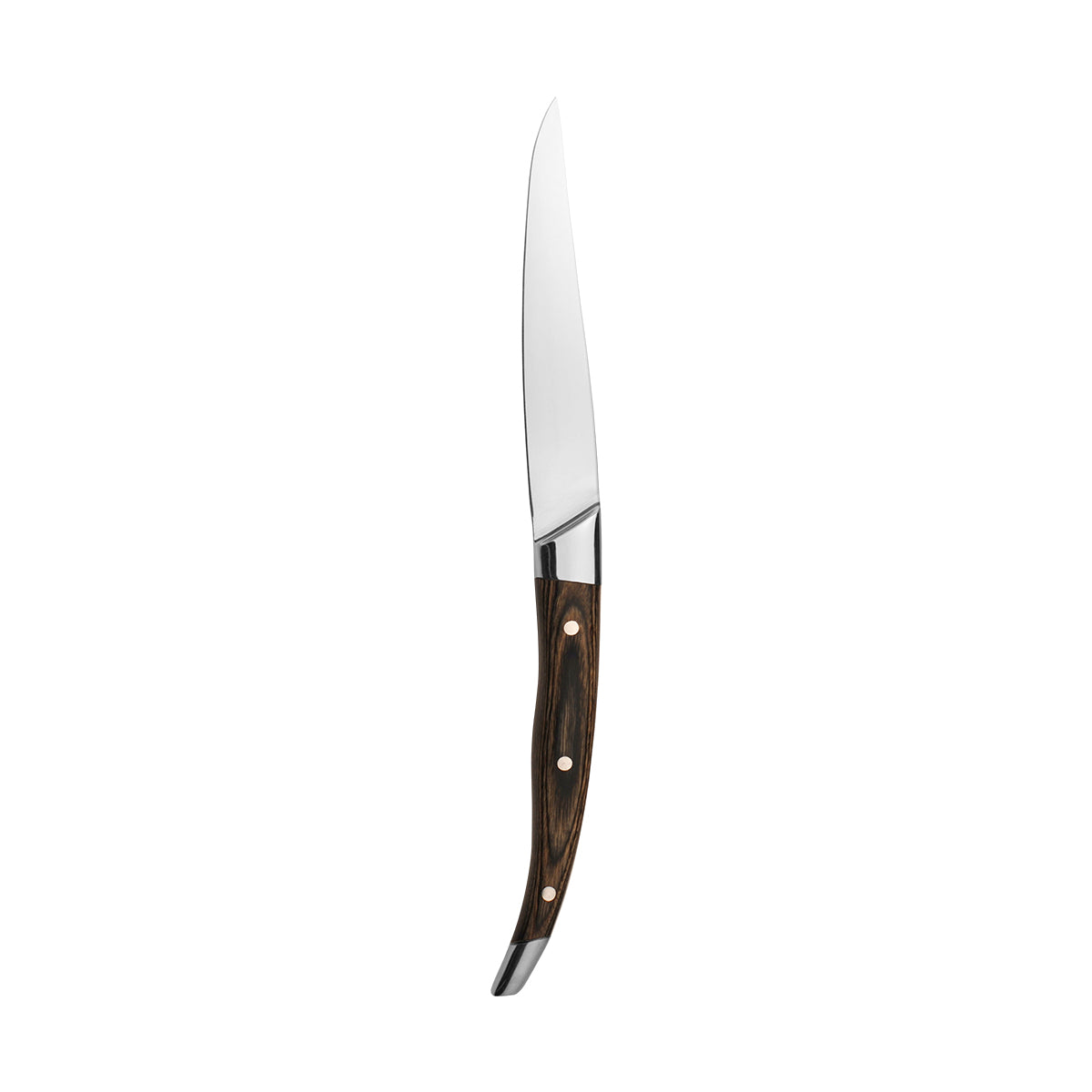 Cavalier Noble Steak Knife - Point Tip(Set of 6 - Olive Handle)