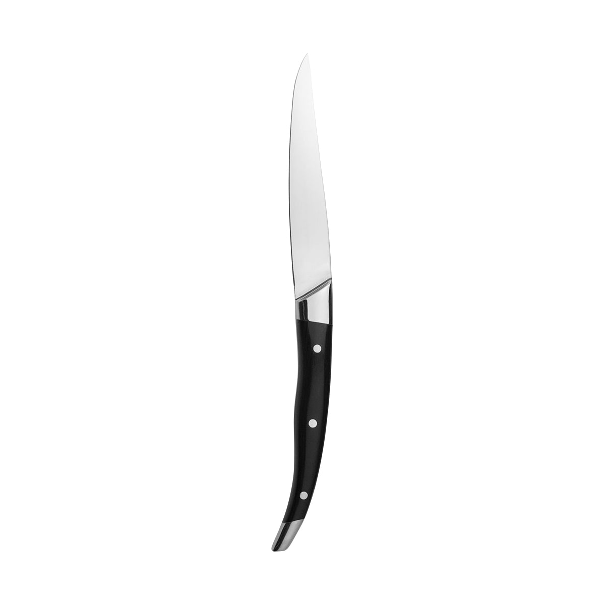 Cavalier Noble Steak Knife - Point Tip (Set of 6) (Black)
