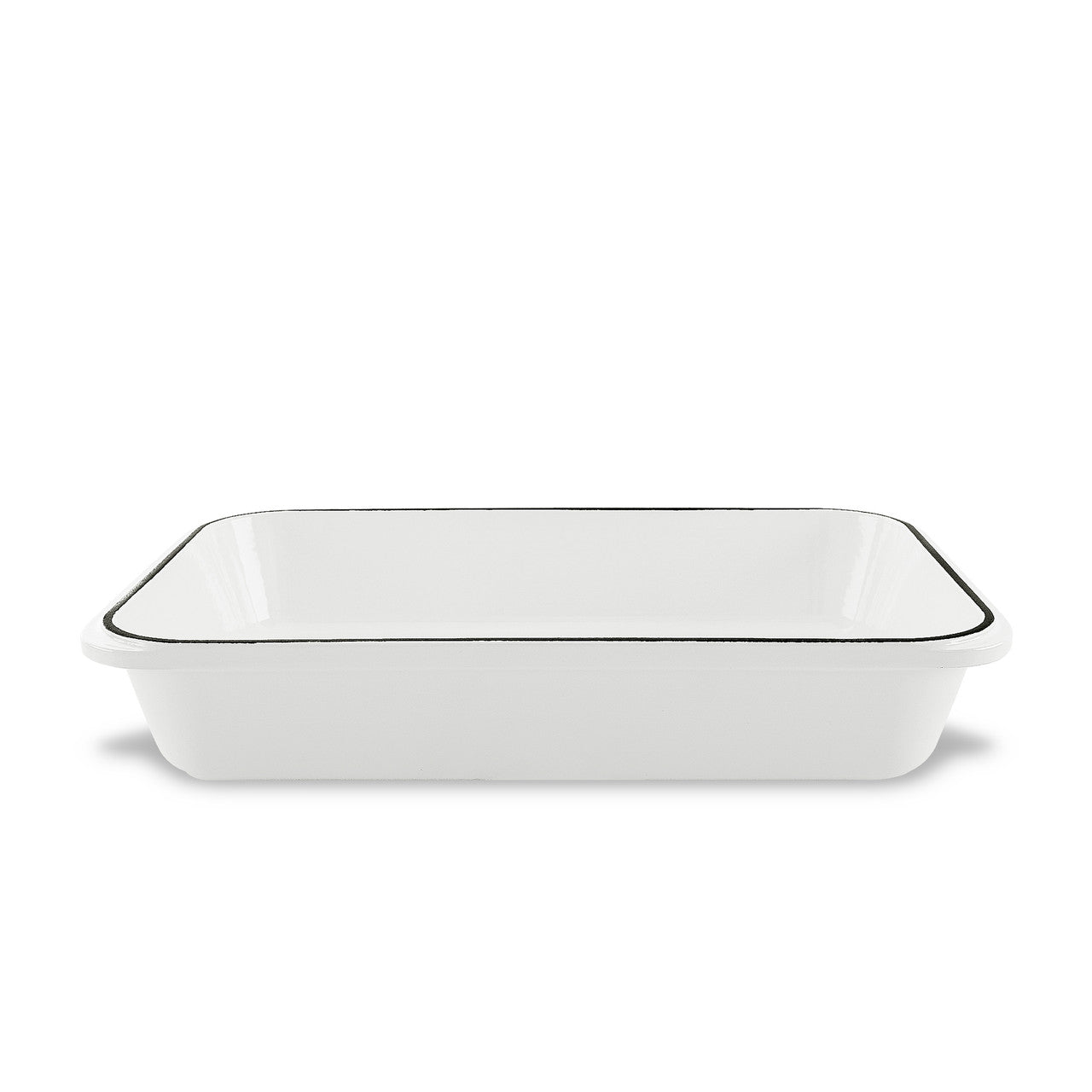 Chasseur Rectangular Roasting Pan 40 x 26cm - Brilliant Wht - Brilliant White