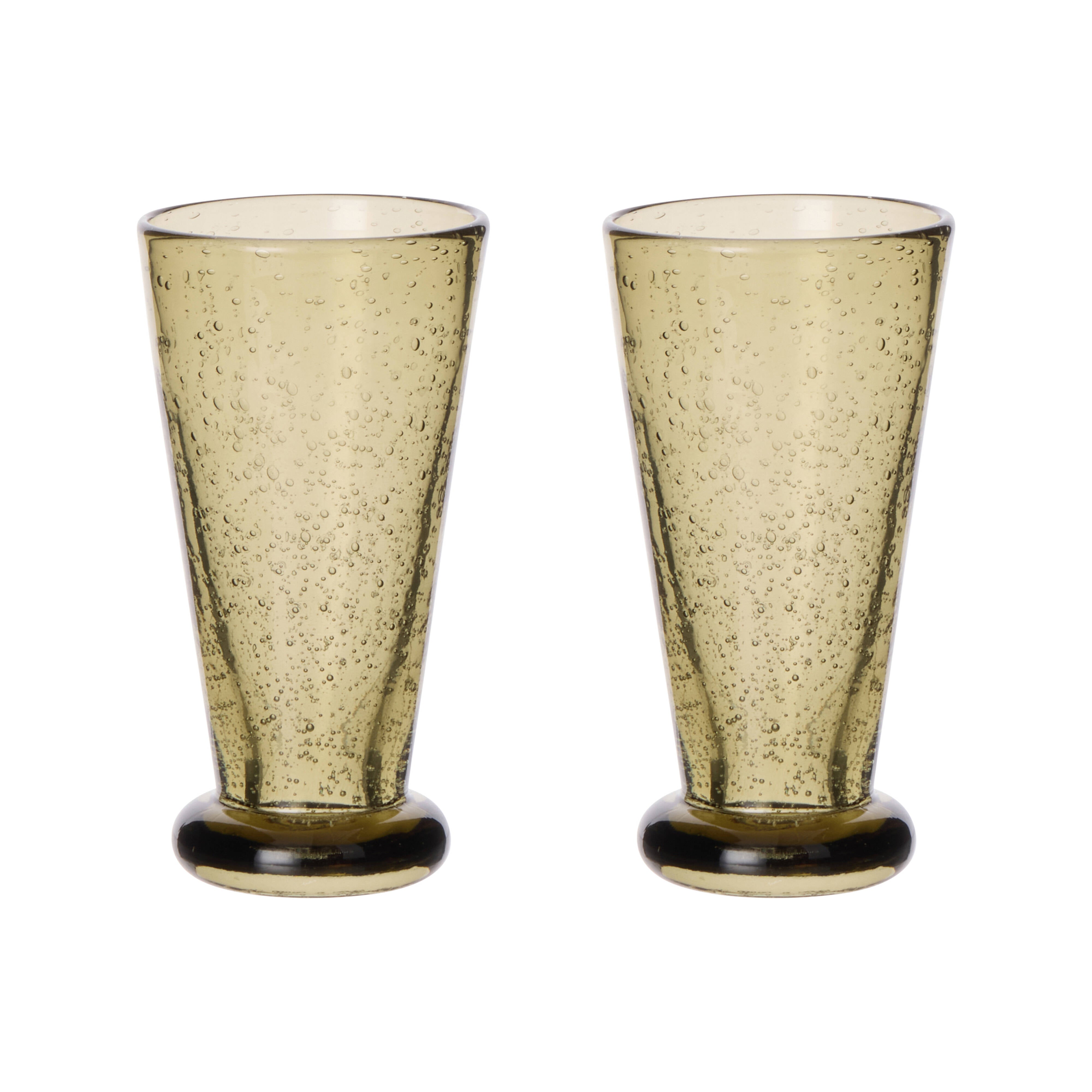 Amalfi Form Tumbler 2 Piece Set 8x8x15cm Green