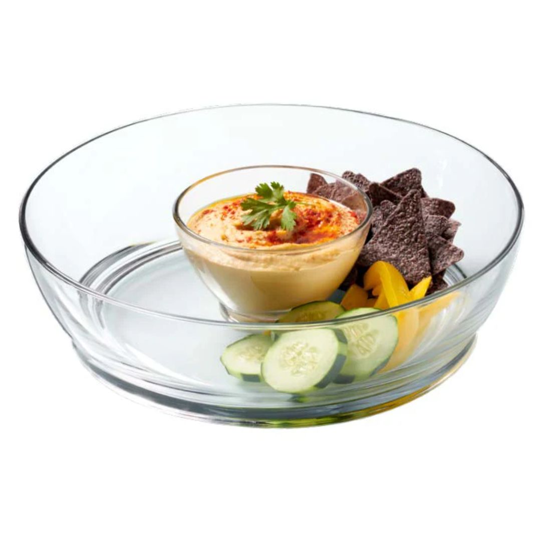 Anchor Hocking Whitman Chip & Dip Set 33cm