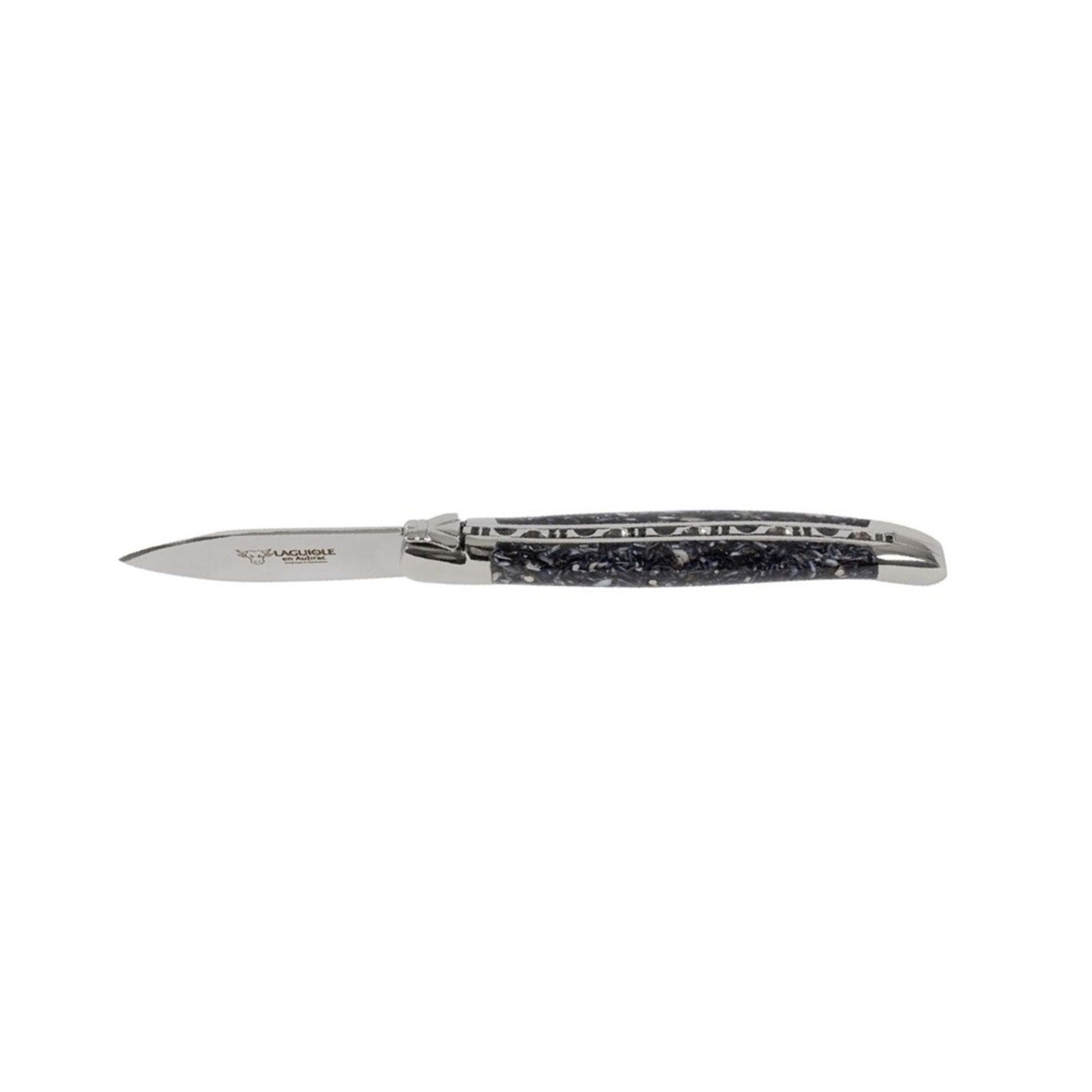 Laguiole en Aubrac Oyster Knife - Mussel Shell Handle