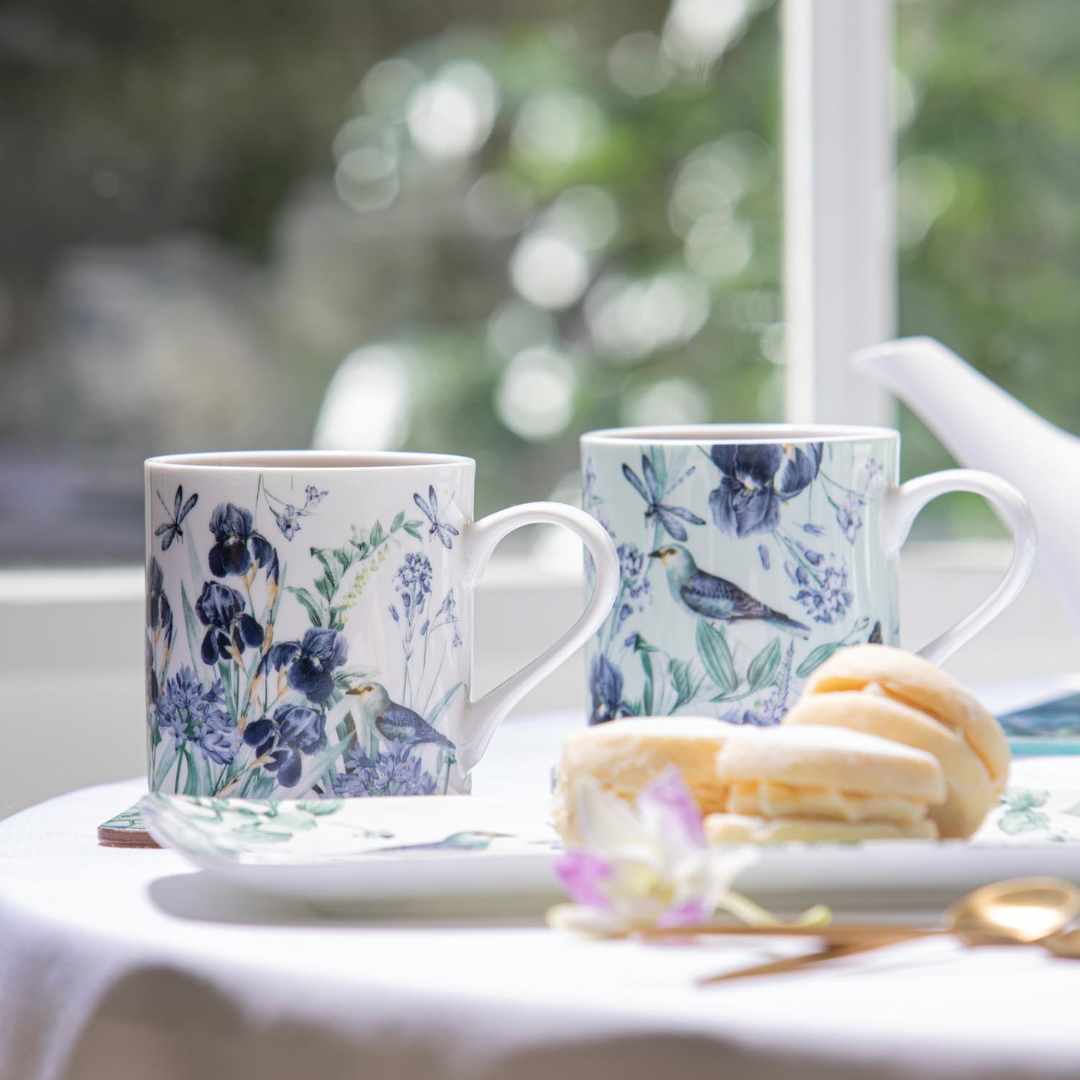 Ashdene Iris Garden Mint Mug