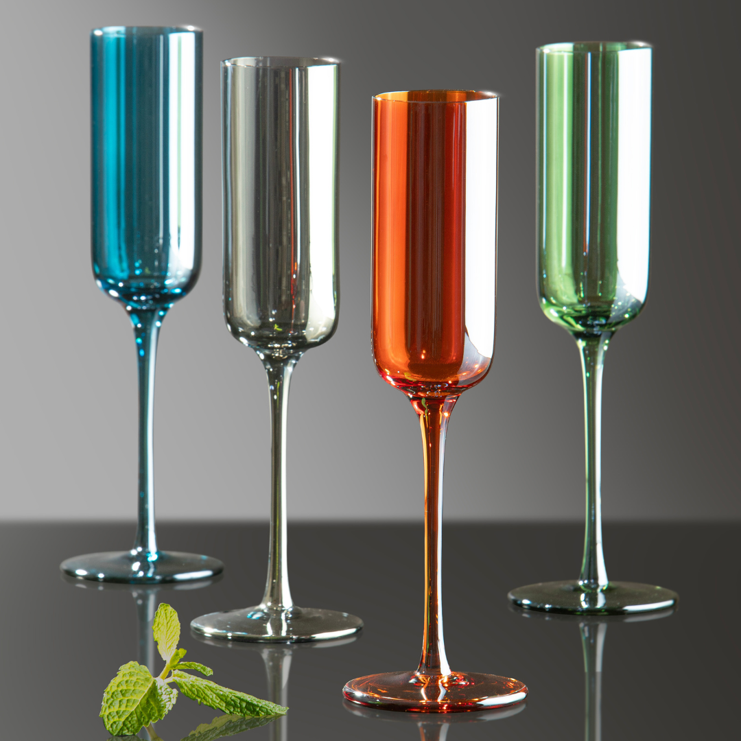 Tempa Verity Smoke 2pk Champagne Glass