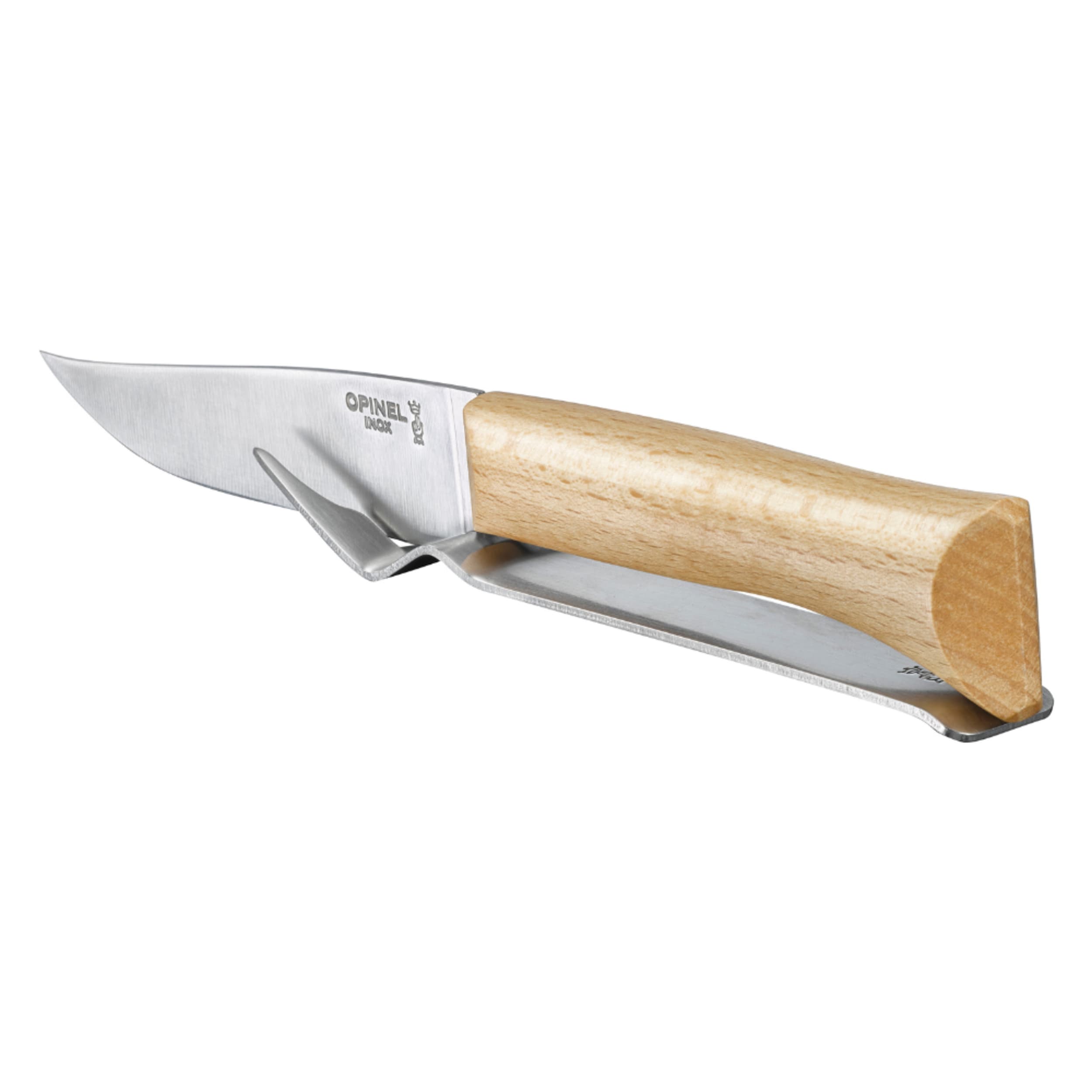 Opinel Cheese Knife & Fork 2 Piece Set Beech