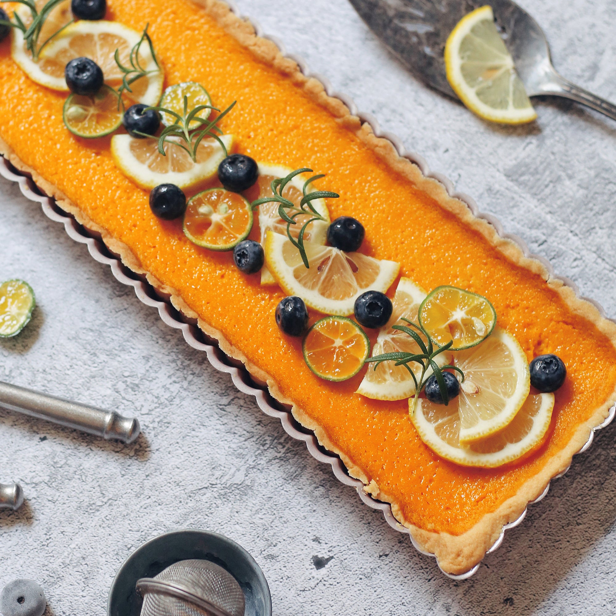 CHEFMADE Rectangular Tart Pan with Loose Base 36cm (WK9831)
