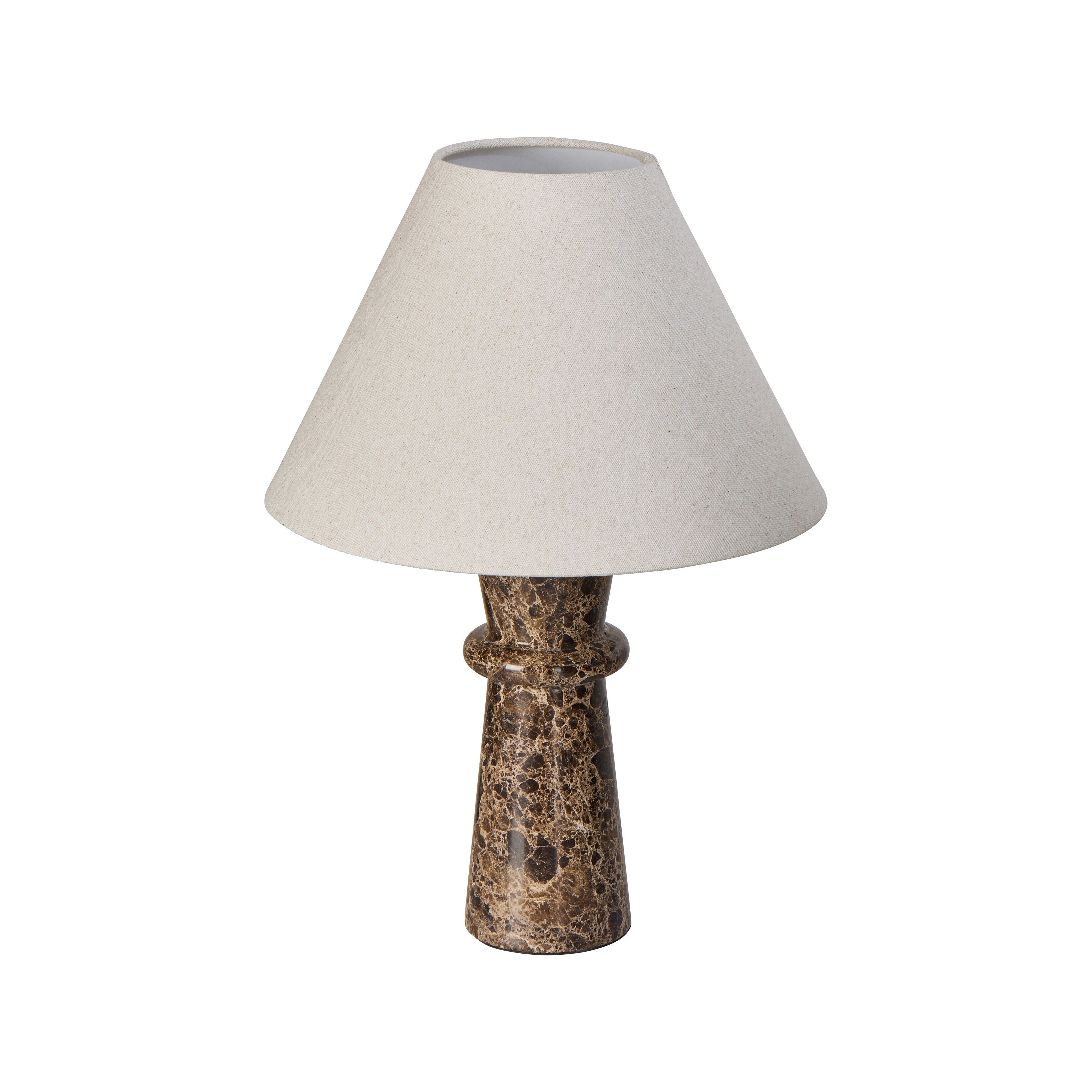 Amalfi Violet Table Lamp Brown & Natural