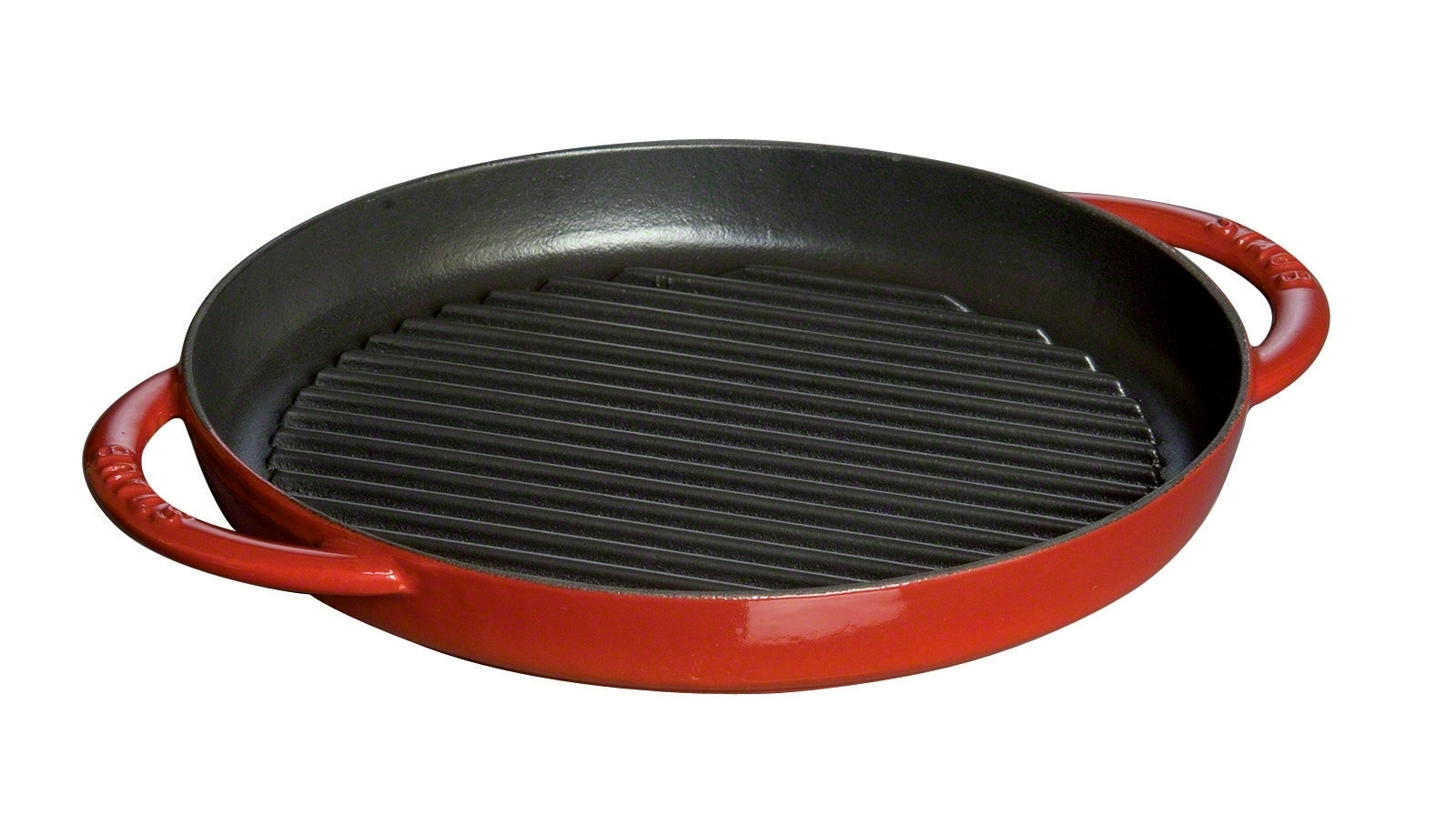 Staub Pure Grill Round 26cm Cherry