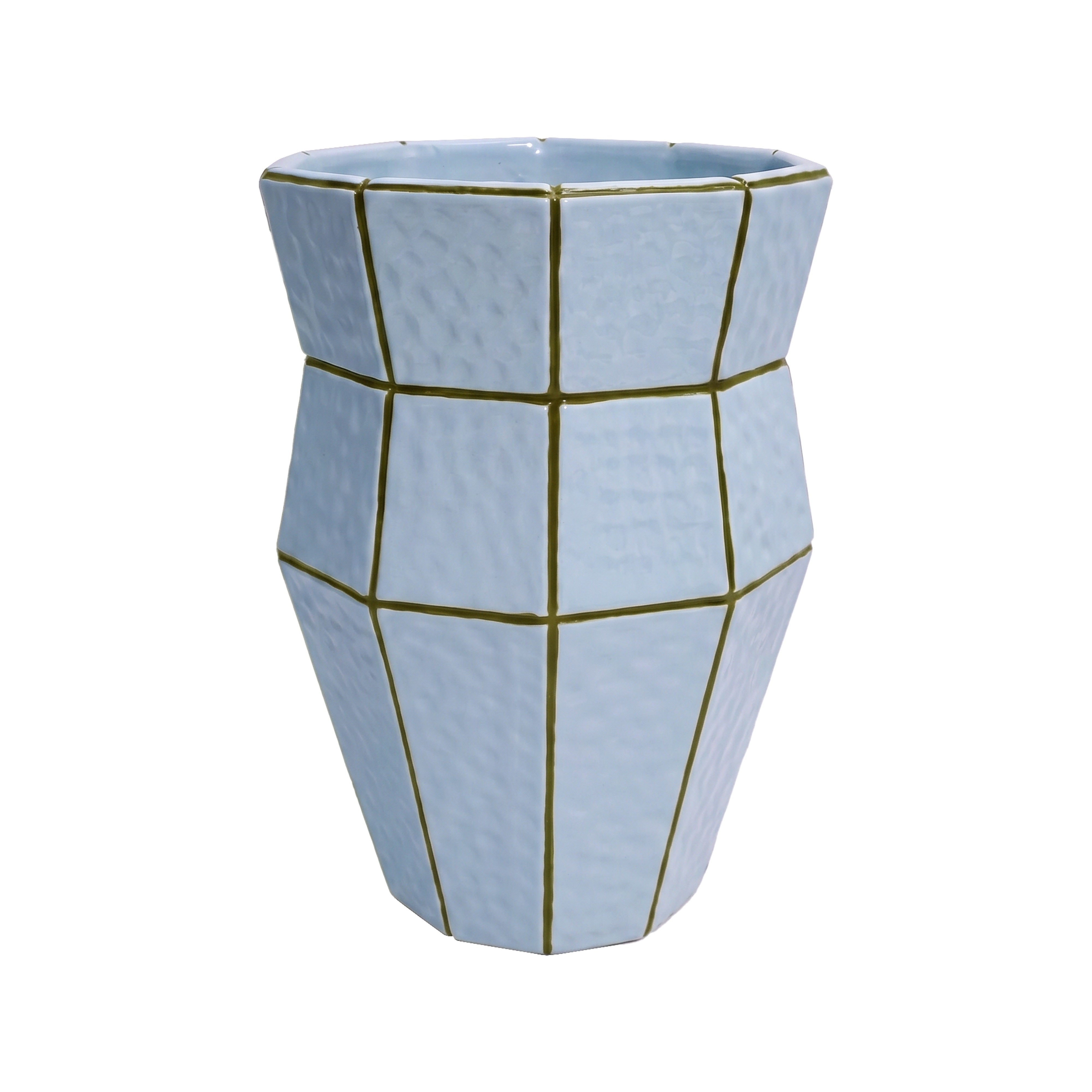 Emporium Sadie Tile Collection Vase Blue & Deep Green
