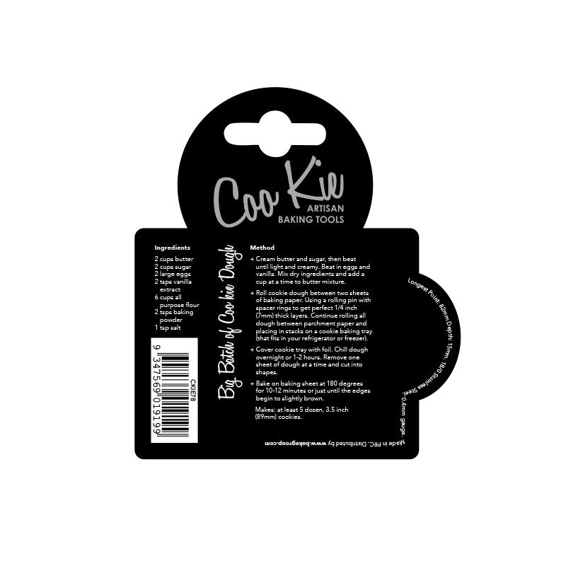 Coo Kie Gift Tag Cookie Cutter