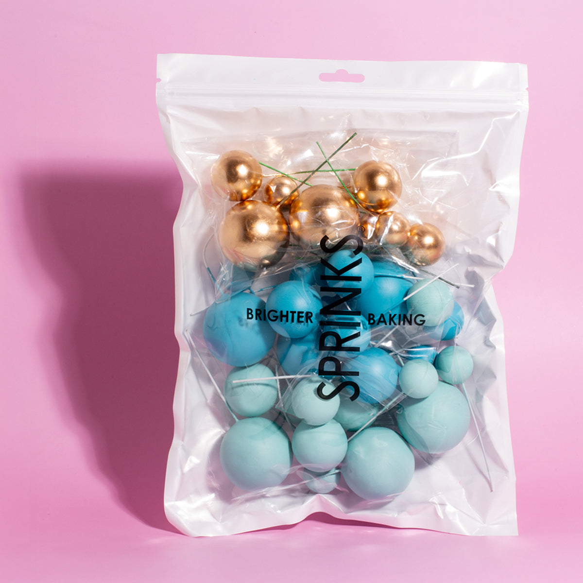 Sprinks 32 Cake Ball Toppers Bold In Blue
