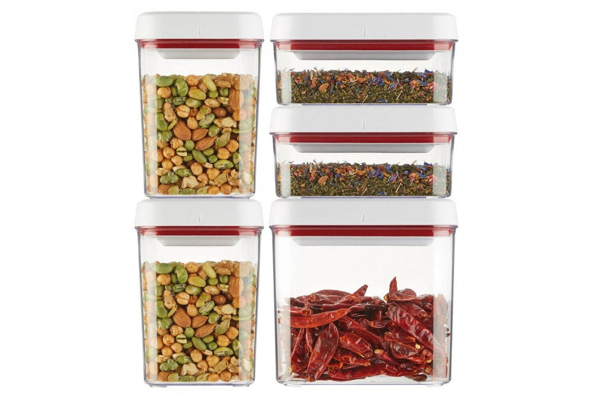 Zyliss Twist & Seal Food Storage Container Set 5 Piece