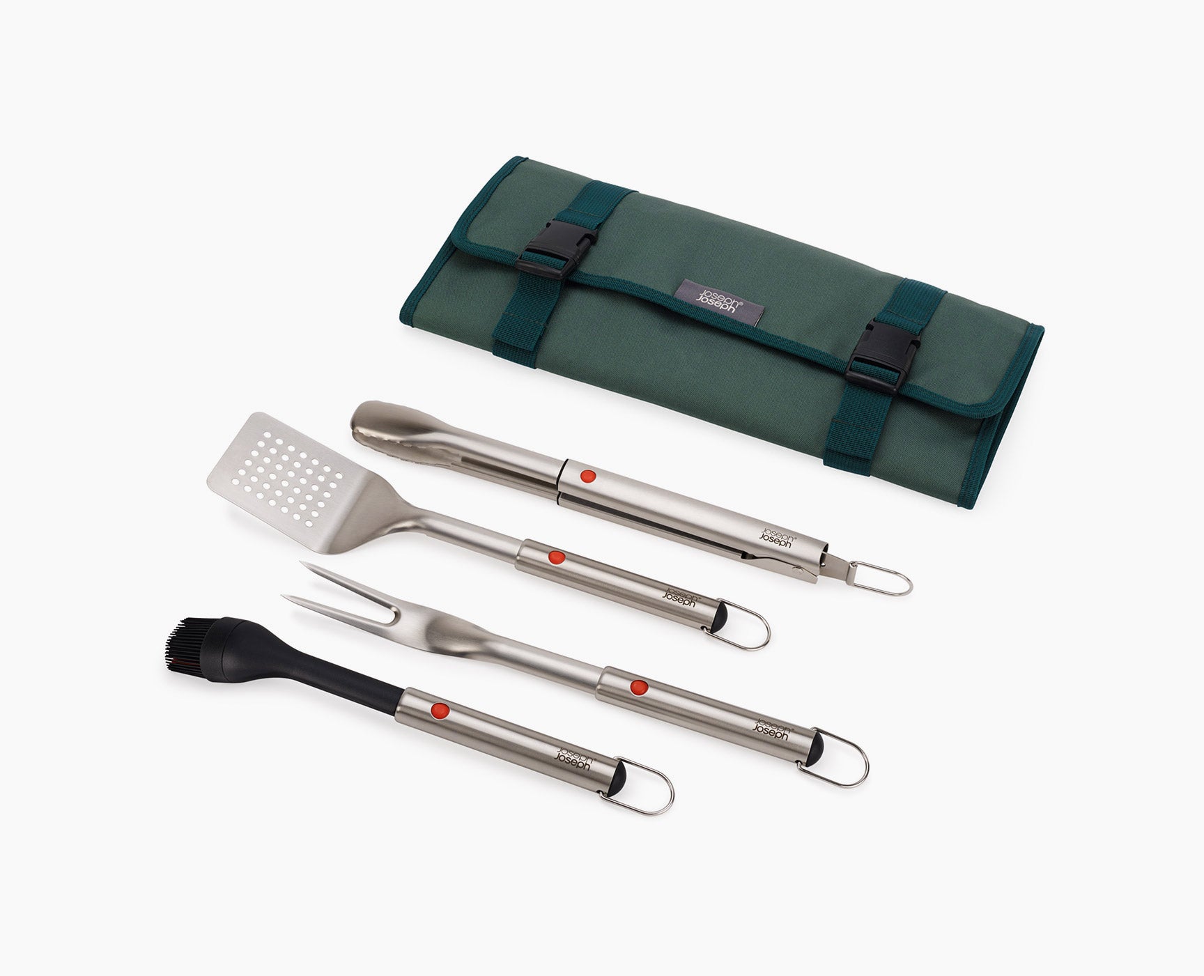 Joseph Joseph Grillout & #3;4-Piece Bbq Utensil Set & #3;With  Storage Case