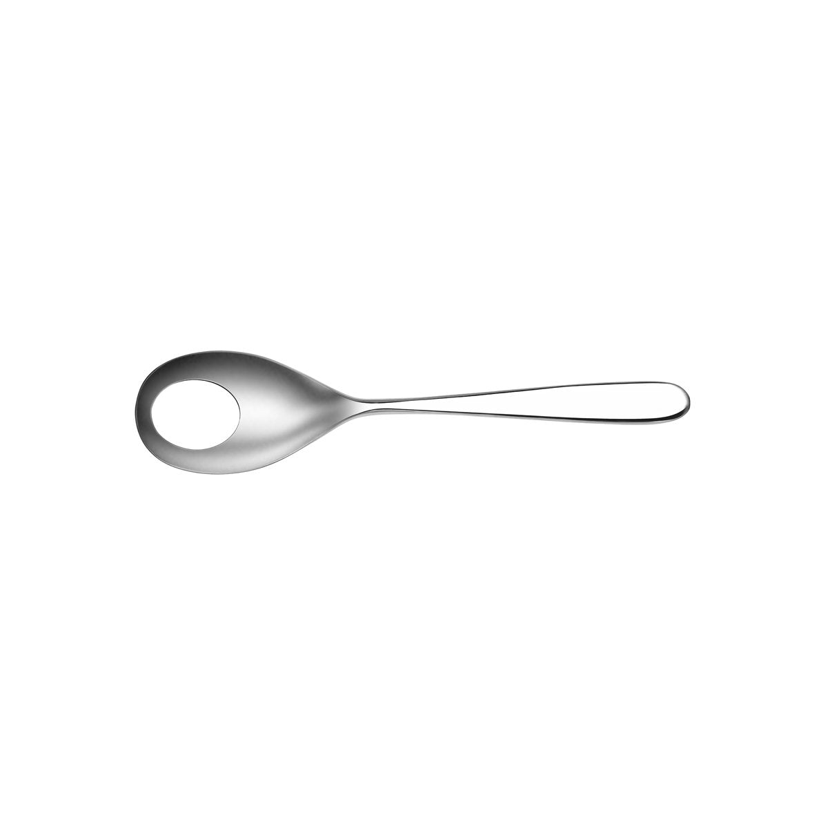 Tablekraft Alaska Mirror Serving Spoon with Hole Hollow Handle