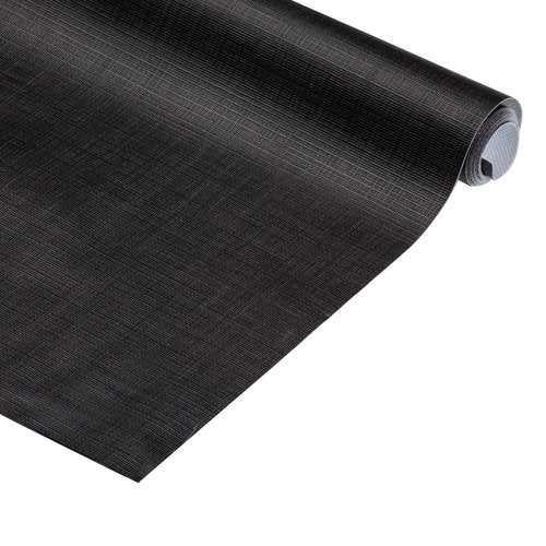 Ladelle Black Embossed 149cmx25m Tabletones