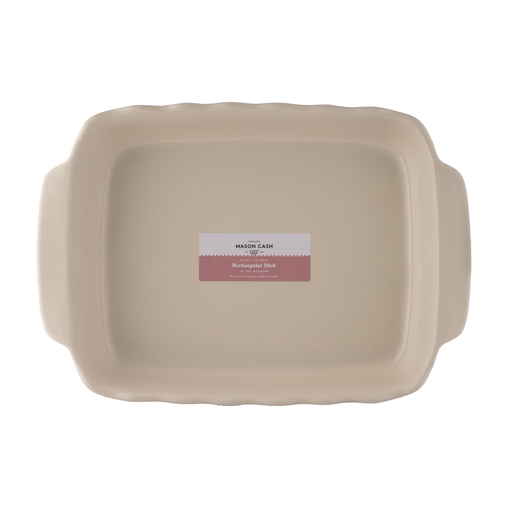Mason Cash In The Meadow Large Rectangle Baker Cream 33 x 23cm 2.8L