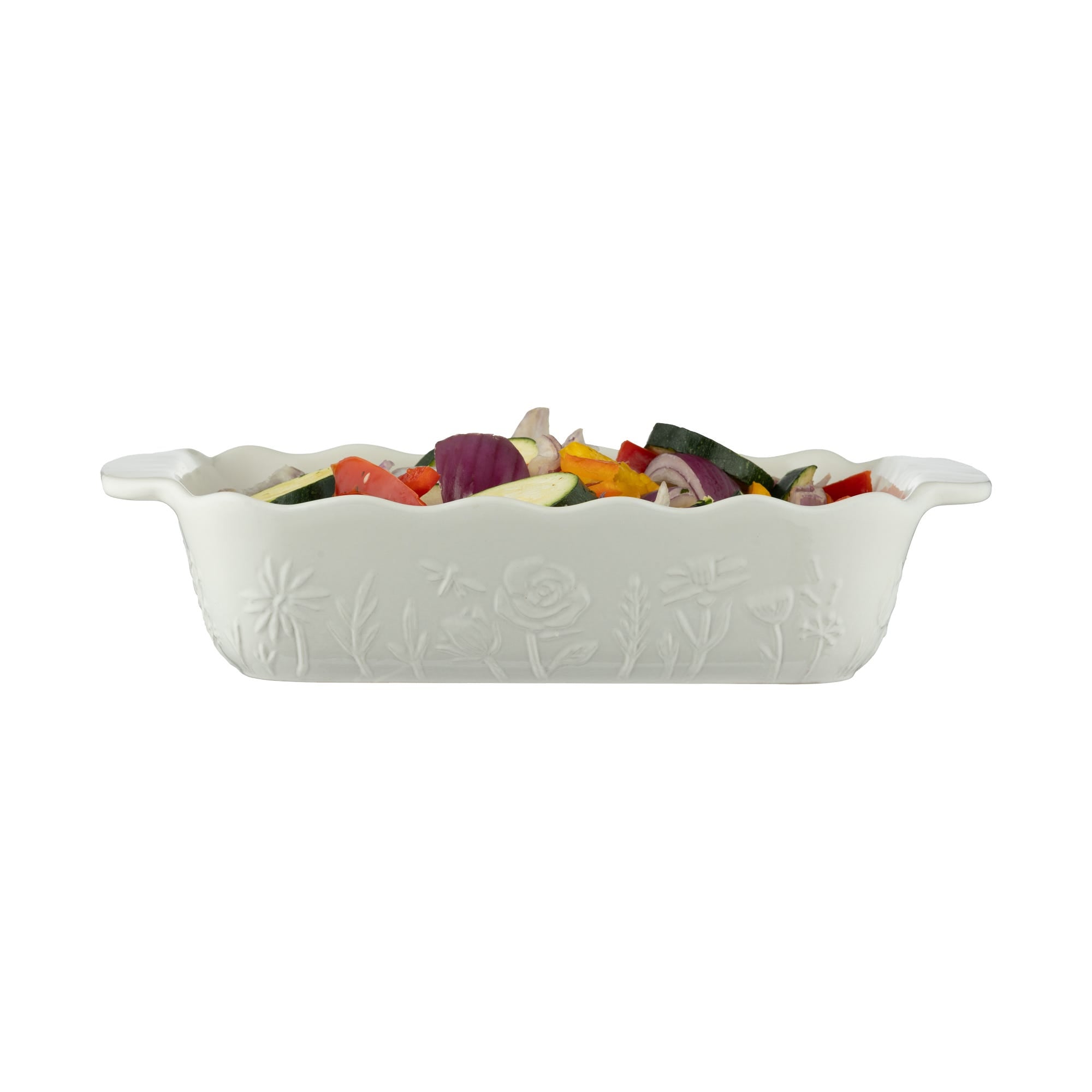 Mason Cash In The Meadow Medium Rectangle Baker Cream 22.5 x 18cm 1.7L