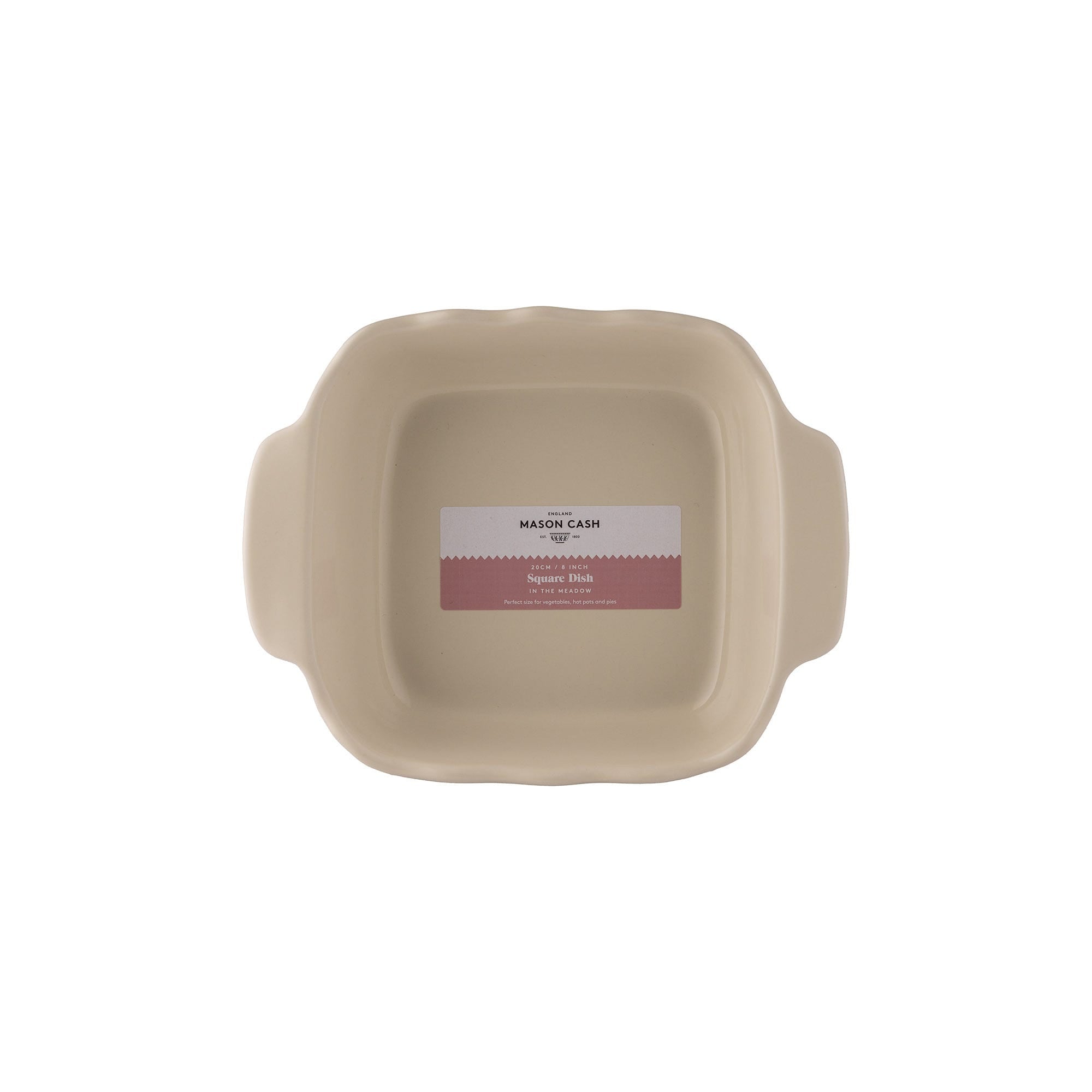 Mason Cash In The Meadow Square Baker Cream 20 x 20cm 1.1L