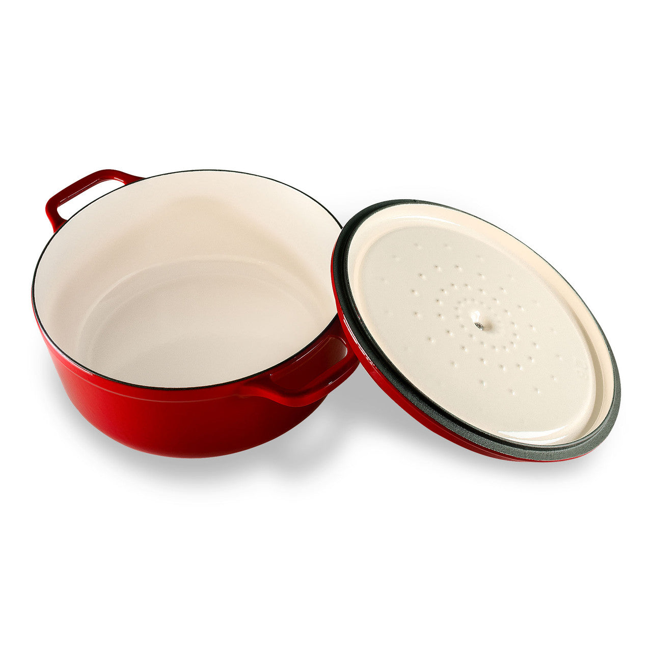 Chasseur Gourmet Round French Oven 26cm/5L - Crimson