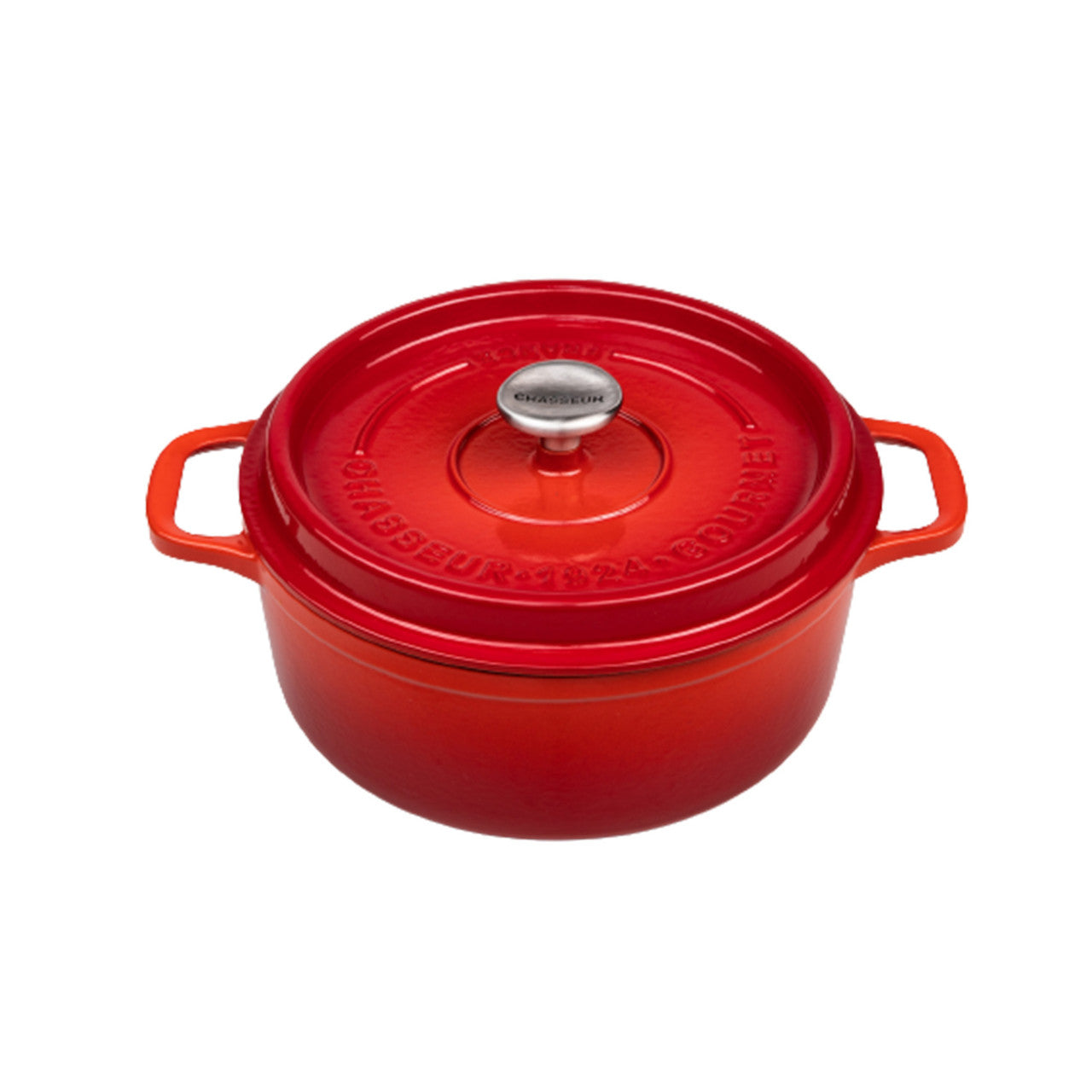 Chasseur Gourmet Round French Oven 28cm/6.1L - Crimson
