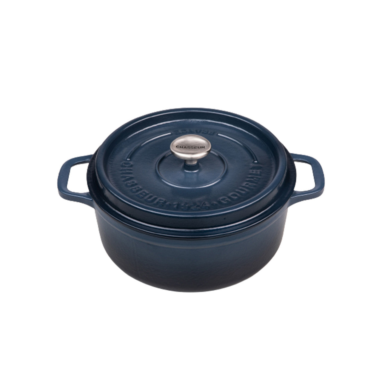 Chasseur Gourmet Round French Oven 24cm/4L - Midnight