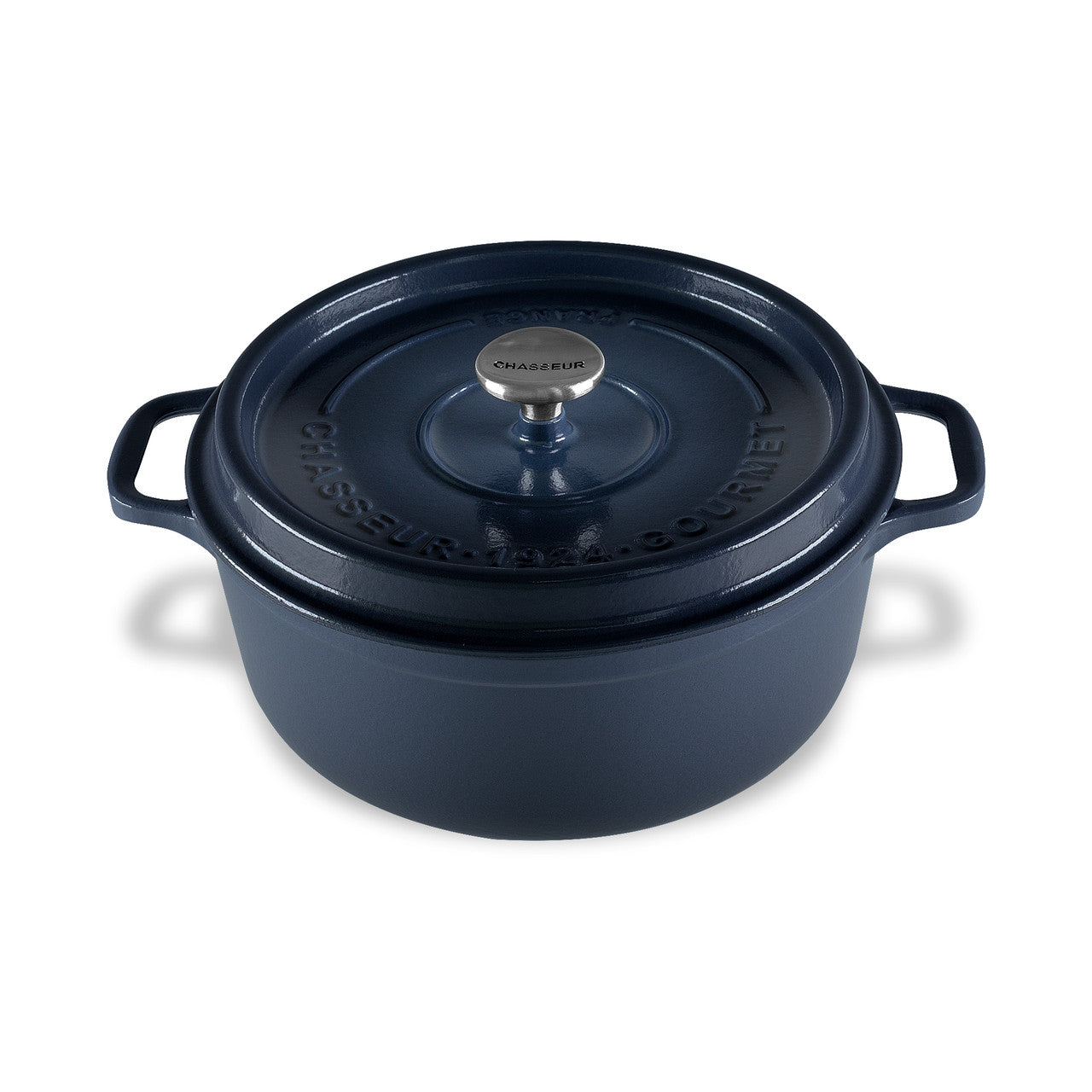 Chasseur Gourmet Round French Oven 26cm/5L - Midnight